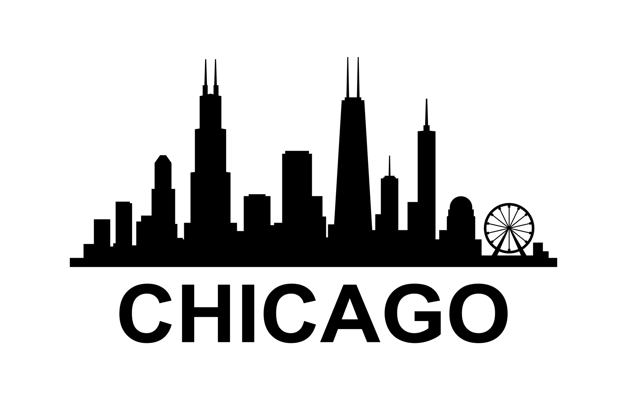Chicago Skyline Silhouette