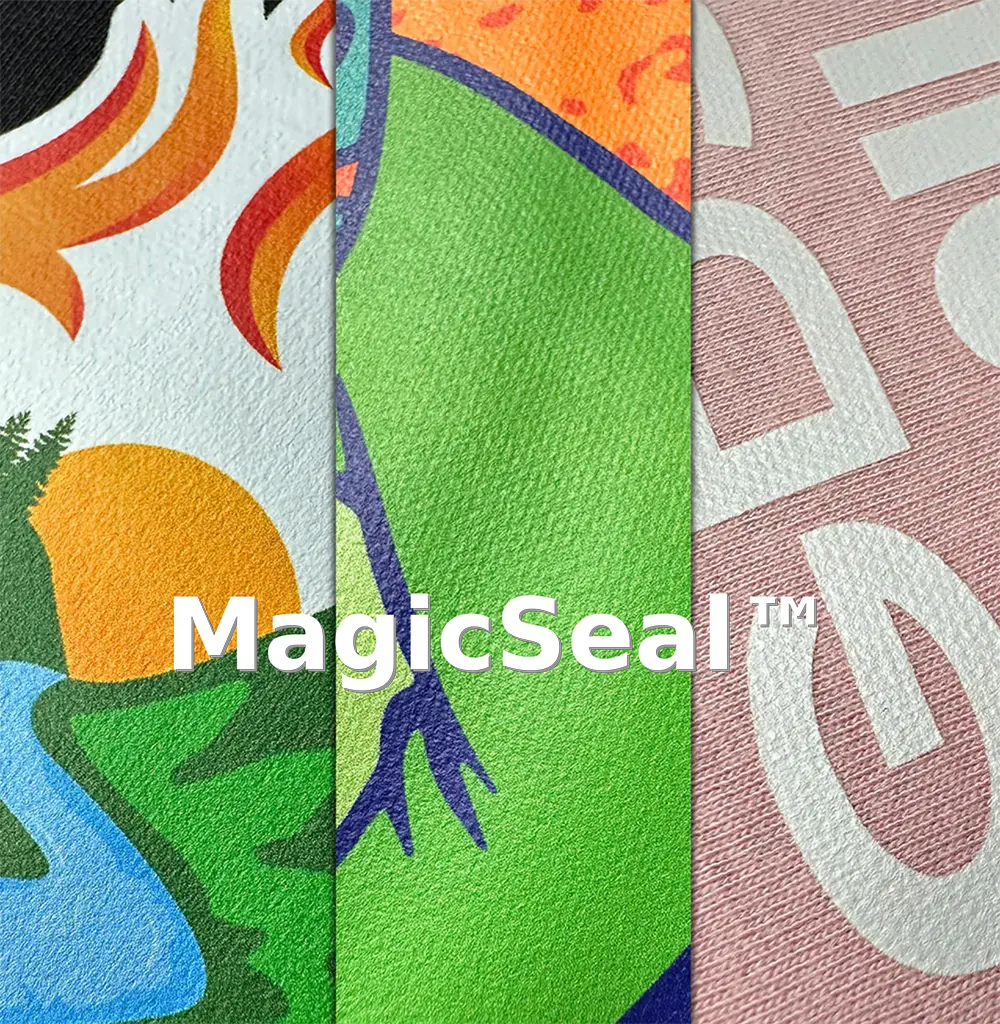 MagicSeal texture comparison soft print finish