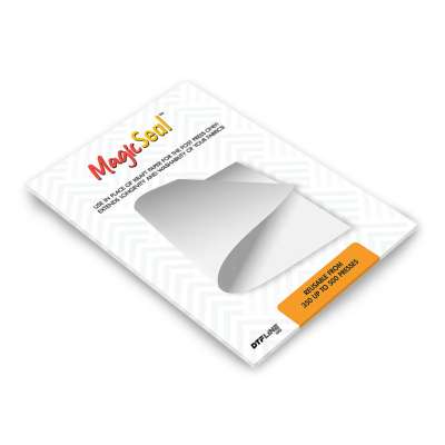 DTF MagicSeal - a Magic Finishing Sheet that locks the DTF transfer print into the fibers of the shirt (MagicSheet, Reusable)