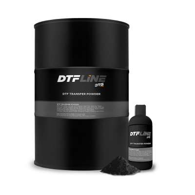 DTF Transfer Powder - BLACK - DTF Adhesive Powder / PreTreat Powder for use with all DTF Printers