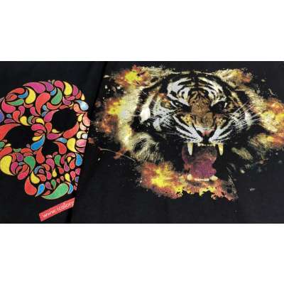 iColor Glitter 2 Step -B- Adhesive Media for Light and Dark Textiles -Tabloid- 11 in x 17 in (279 x 432mm) Requires- A-Transfer Paper - includes 100 pcs