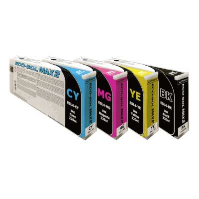 Roland Eco-Sol Max2 Inks (220ml) for Roland BN-20A, BN2-20, BN2-20A and BN2-30 Printers