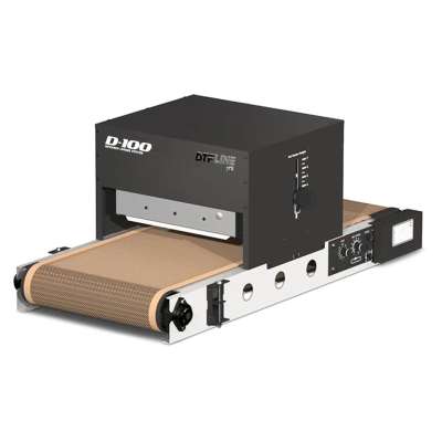 Vastex D-1000 Compact Infrared Conveyor Dryer for curing DTF Transfer Sheets or Rolls