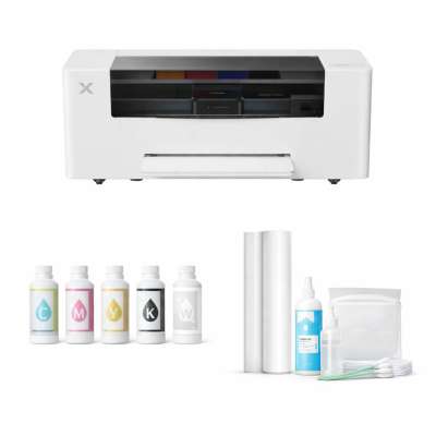 xTool DTF Apparel Studio Bundle - printer, inks, film, powder, essentials