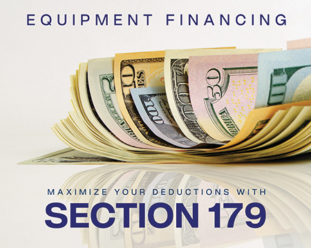 Section 179 information graphic for business equipment purchases